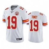Men & Women & Youth Kansas City Chiefs #19 Kadarius Toney White Vapor Untouchable Limited Stitched Football Jersey,baseball caps,new era cap wholesale,wholesale hats